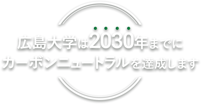 広島大学は2030年までにカーボンニュートラルを達成します